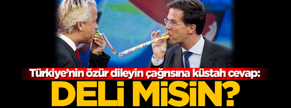 Türkiye'nin 'özür dileyin' çağrısına pişkin cevap!