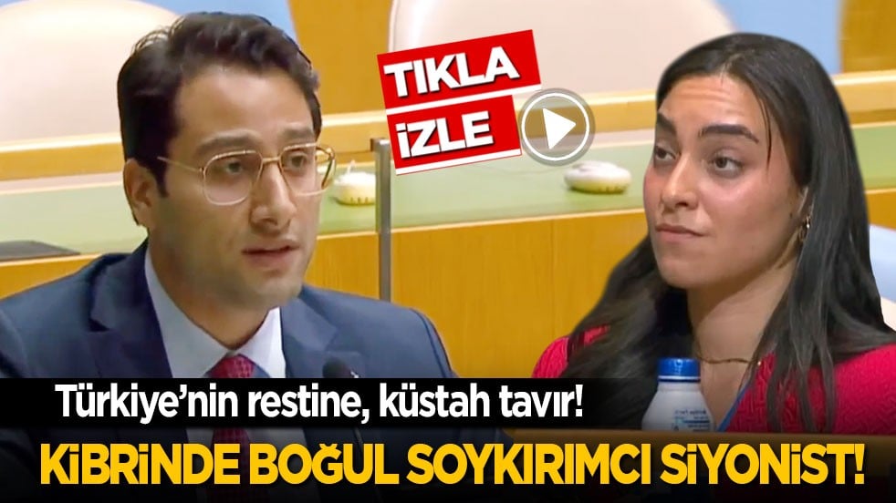 Türkiye’nin restine, küstah tavır: Kibrinde boğul soykırımcı Siyonist!