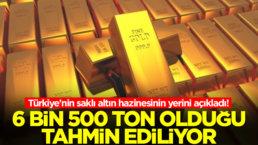 Türkiye'nin saklı altın hazinesinin yerini açıkladı! 6 bin 500 ton olduğu tahmin ediliyor