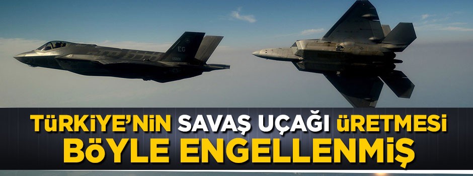 Kurtulmuş açıkladı! Türkiye'nin savaş uçağı üretmesi böyle engellenmiş!
