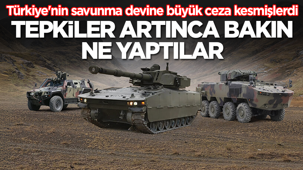 Türkiye'nin savunma devine büyük ceza kesmişlerdi: Tepkiler artınca bakın ne yaptılar