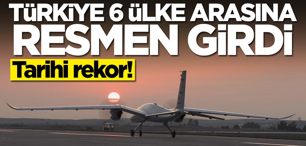 Türkiye'nin SİHA'larından tarihi rekor