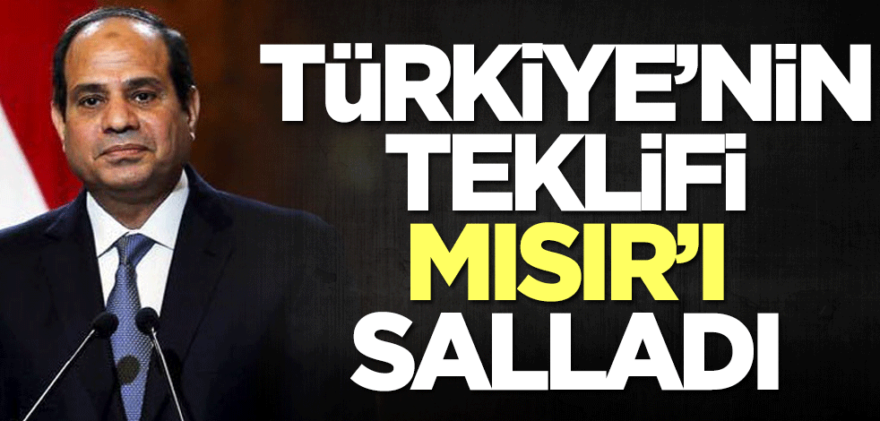 Türkiye'nin teklifi Mısır'da büyük ses getirdi