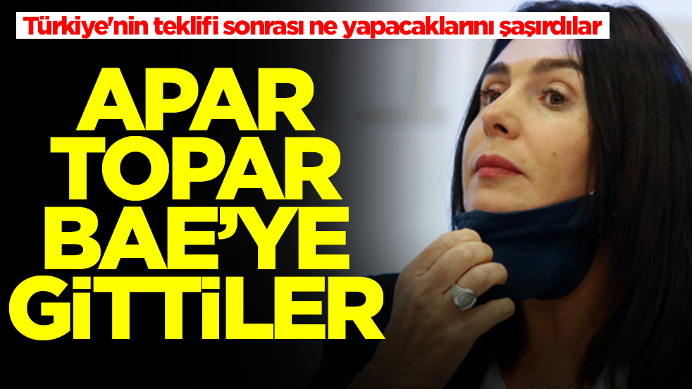 Türkiye'nin teklifi sonrası ne yapacaklarını şaşırdılar: Apar topar BAE'ye gidildi