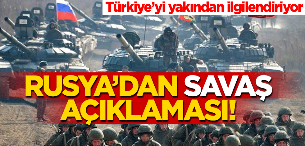 Türkiye'nin tepesinde savaş sesleri! Rusya'dan bomba askeri müdahale açıklaması