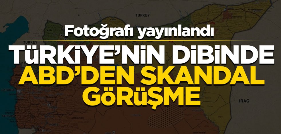 Türkiye'nin yanı başında ABD'den skandal görüşme! Fotoğrafı yayınlandı