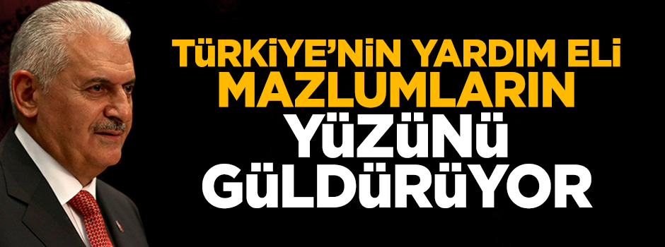 Türkiye’nin yardım eli, mazlumların yüzünü güldürüyor