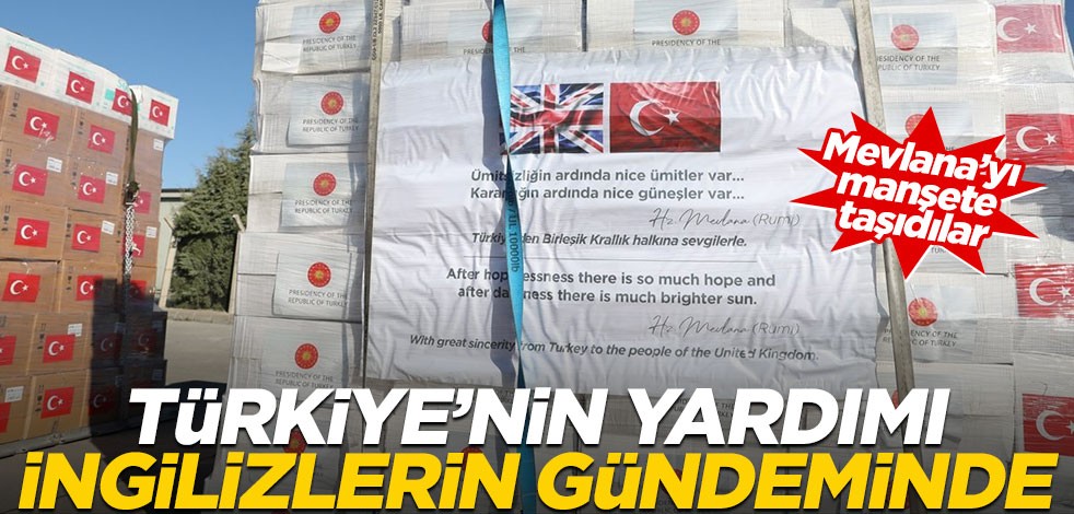 Türkiye'nin yardımları İngiliz medyasının gündeminde