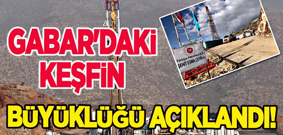 Türkiye'nin yeni petrol müjdesi, rezervleri! Melih Han: TPAO Gabar'daki keşfin büyüklüğünü, son tahminini açıkladı