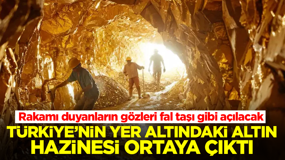 Türkiye’nin yer altındaki altın hazinesi ortaya çıktı: Rakamı duyanların gözleri fal taşı gibi açılacak