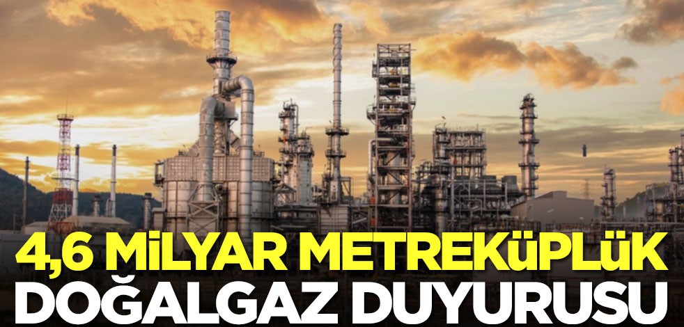 Türkiye'ye 4,6 milyar metreküplük doğalgaz duyurusu