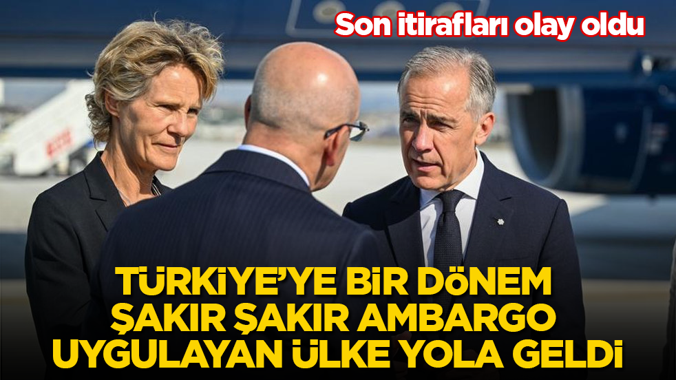 Türkiye’ye bir dönem şakır şakır ambargo uygulayan ülke yola geldi! Son itirafları olay oldu