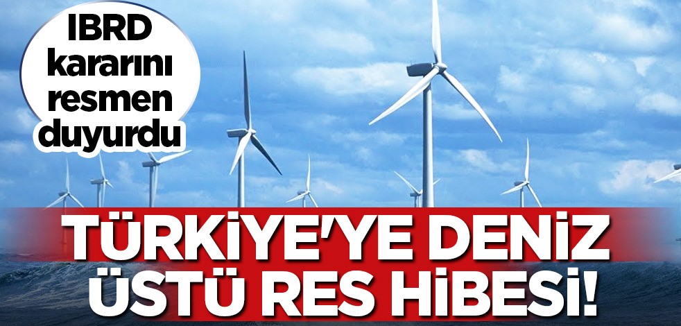 Türkiye'ye deniz üstü RES (elektrik santrali) için yeni hamle, Türkiye kararı: resmen oraya 7,9 milyon euro hibe ediyor