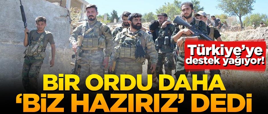 Türkiye'ye destek yağıyor! Bir ordu daha 'Biz hazırız' dedi