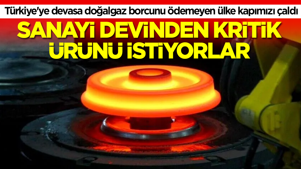 Türkiye'ye devasa doğalgaz borcu takan ülke kapımızı çaldı: Sanayi devinden kritik ürünü istiyorlar