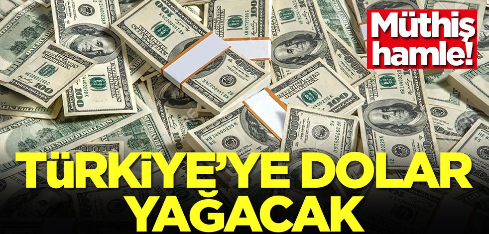 Türkiye'ye dolar yağacak! Müthiş hamle