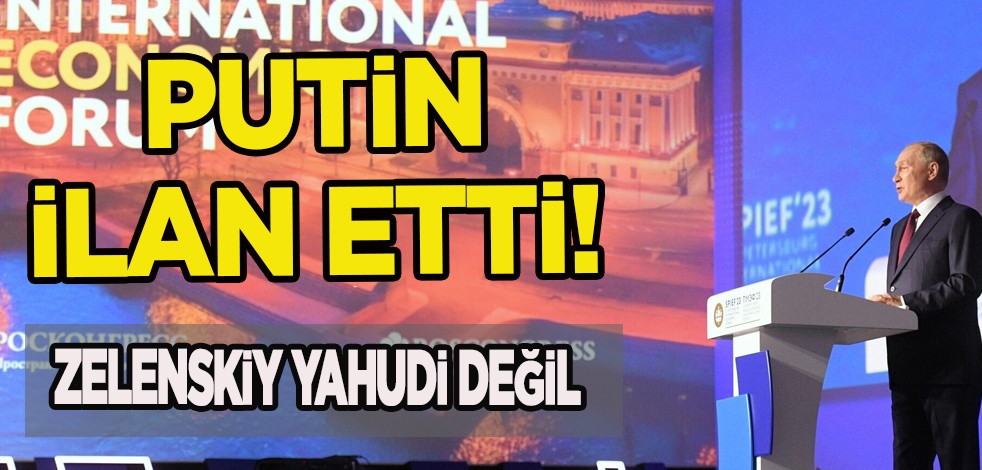 Türkiye'ye gelecek olan Putin'in yeni beklenmedik açıklaması şaşırttı: Zelenskiy Yahudi değil, yüz karası