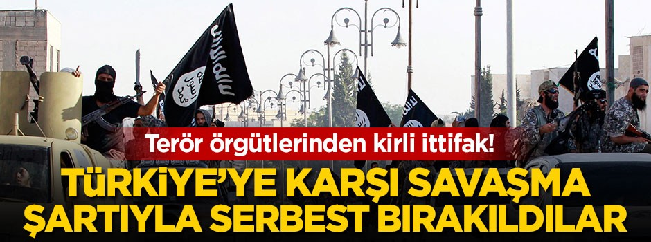 Türkiye'ye karşı savaşma şartıyla serbest bırakıldılar