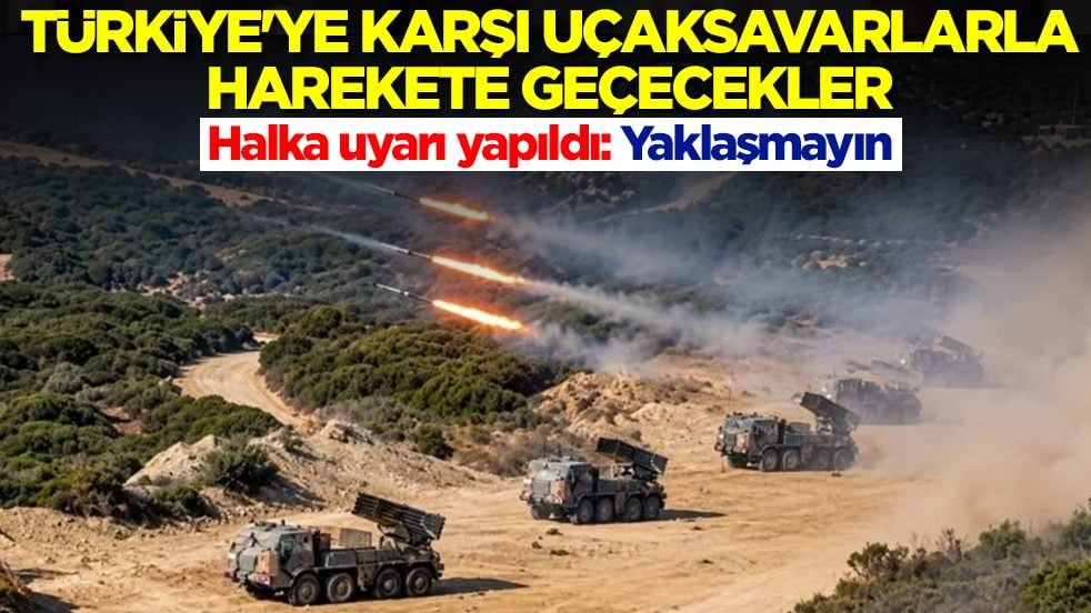 Türkiye'ye karşı uçaksavarlarla harekete geçecekler: Halka acil koduyla çağrı yapıldı