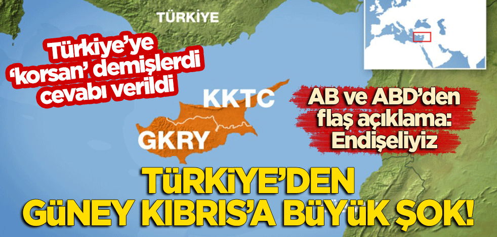 Türkiye'ye 'korsan' diyen Güney Kıbrıs'a büyük şok! Türkiye'nin engellemesiyle talepleri reddedildi