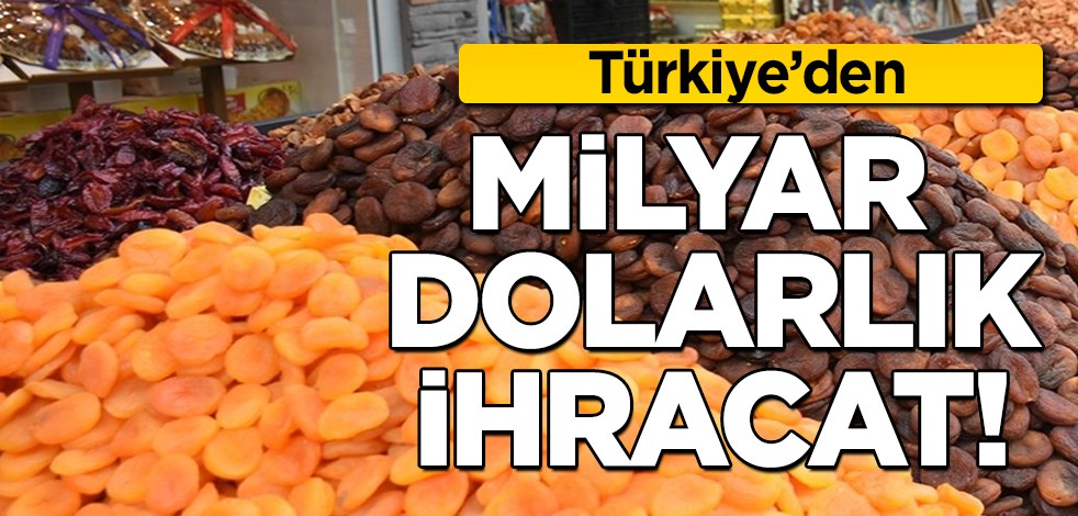 Türkiye'ye kuru yemiş ihracatı: 1 Milyar doları aşan servet kazandırdı! ABD talebi öne çıkıyor! İşte rakam açıklandı
