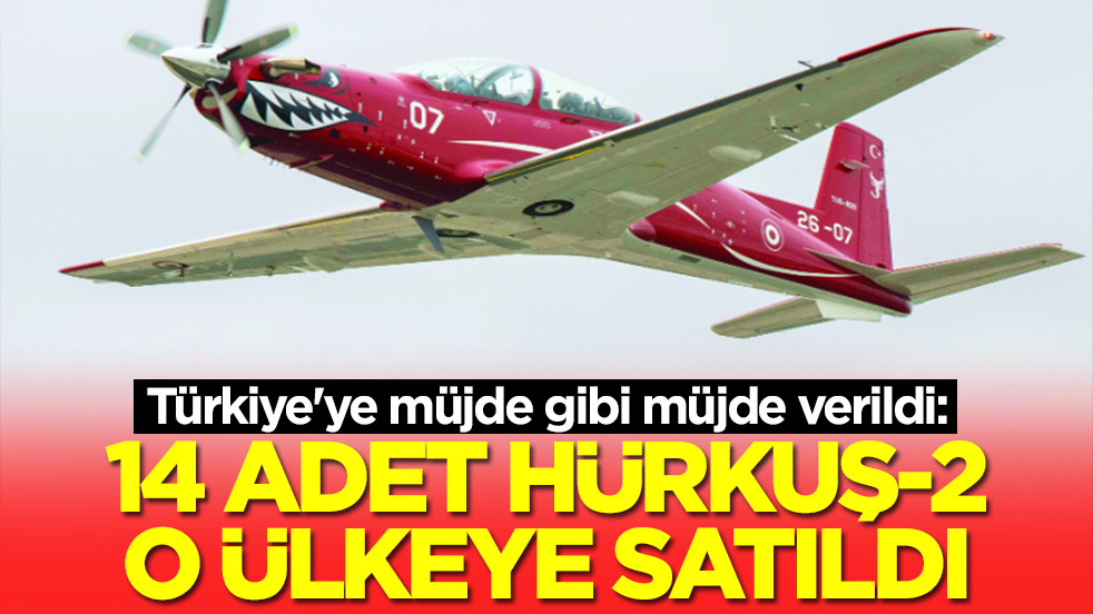 Türkiye'ye müjde gibi müjde verildi: 14 adet Hürkuş-2 o ülkeye satıldı