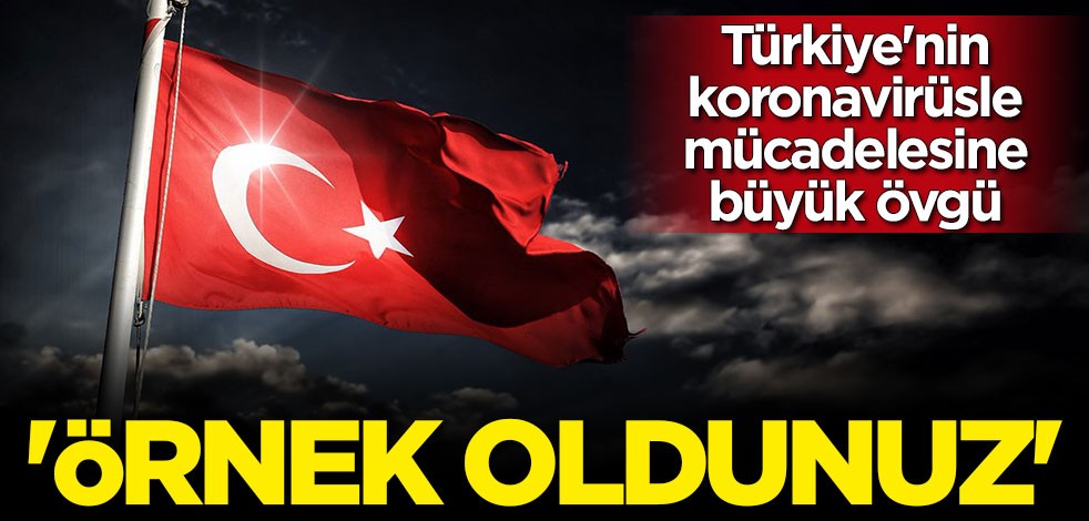 Türkiye'ye övgü dolu sözler: Örnek oldunuz