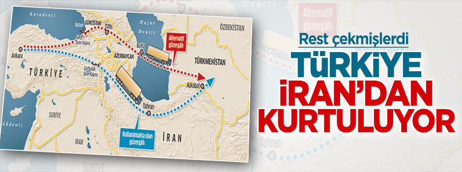 Türkiye 'rest çeken' İran'dan kurtuluyor