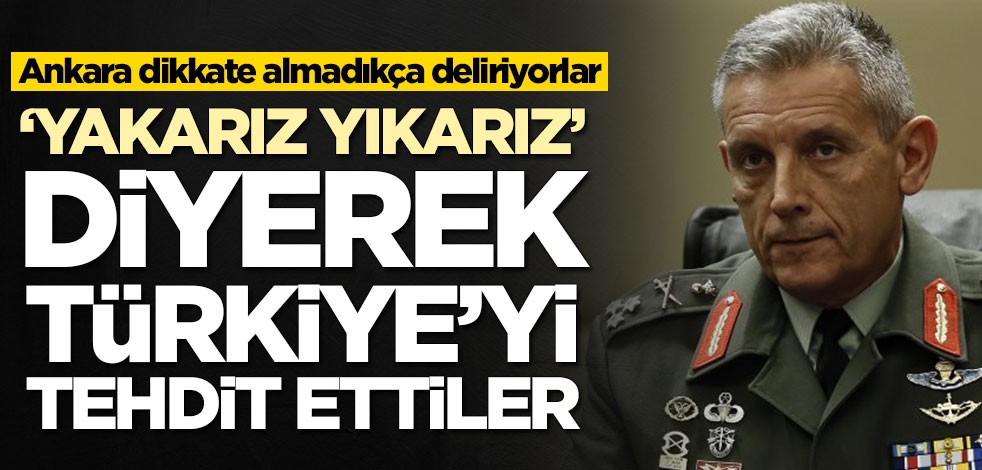 Yunanistan Genelkurmay Başkanı'ndan Türkiye'ye yeni tehdit! Yine gaza geldi