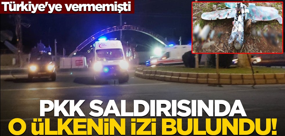 Türkiye'ye vermemişti... PKK saldırısında o ülkenin izi bulundu!