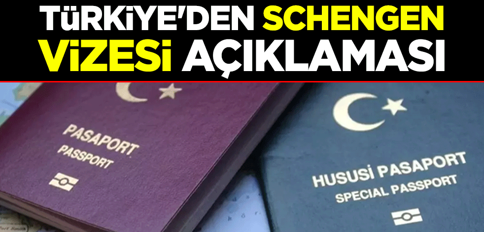 Türkiye'ye yönelik Schengen vizesi! Flaş açıklama: Uyarılarımızı anlayan ülkeler var