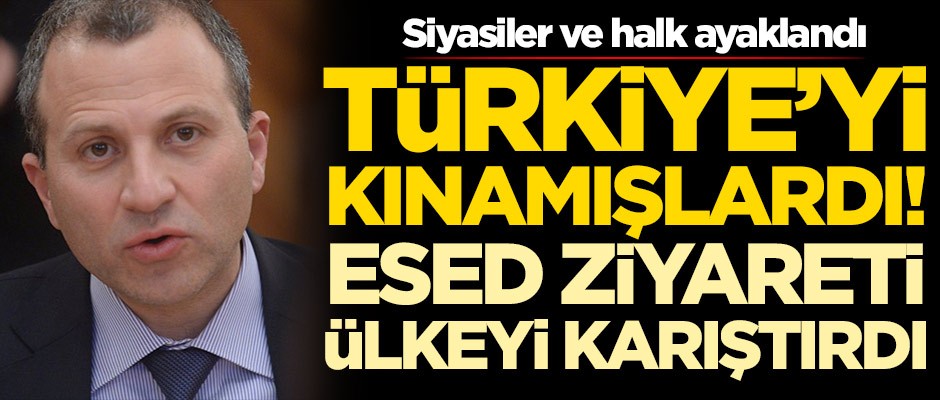 Türkiye'yi kınamışlardı! Esed ziyareti ülkeyi karıştırdı