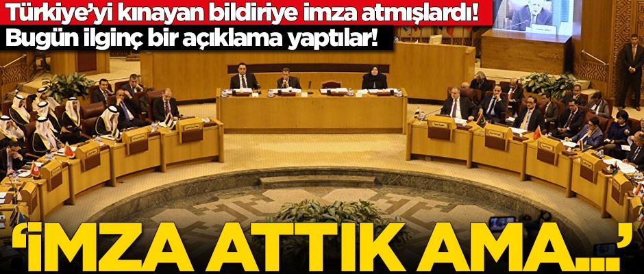 Türkiye'yi kınayan bildiriye imza atan ülkeden ilginç çıkış: İmza attık ama...