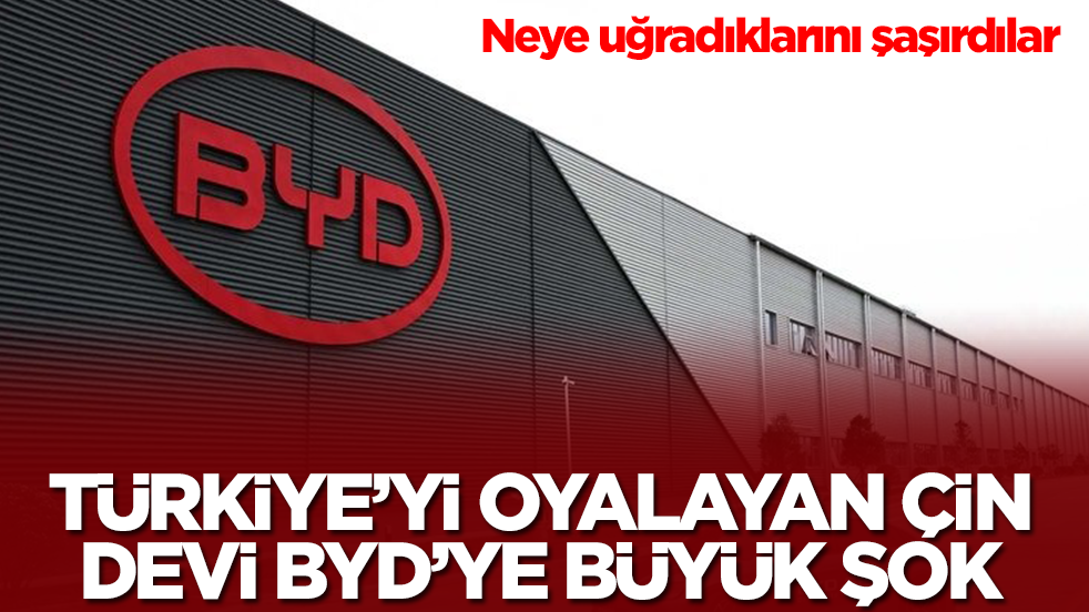 Türkiye'yi oyalayan Çin devi BYD'ye büyük şok