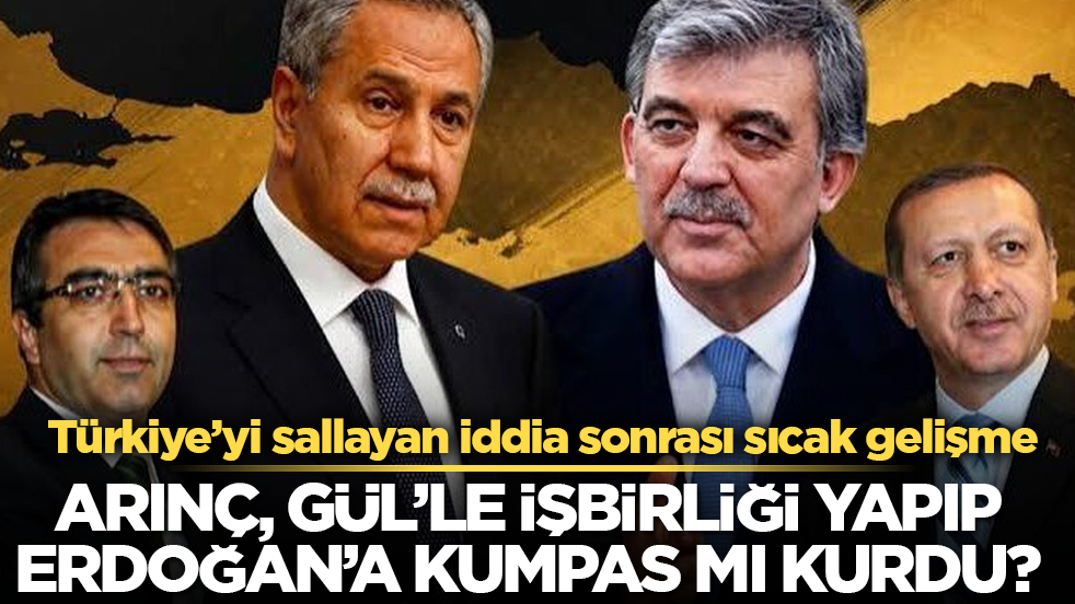 Türkiye’yi sallayan iddia sonrası sıcak gelişme! Bülent Arınç, Abdullah Gül’le işbirliği yapıp Erdoğan’a kumpas mı kurdu? 