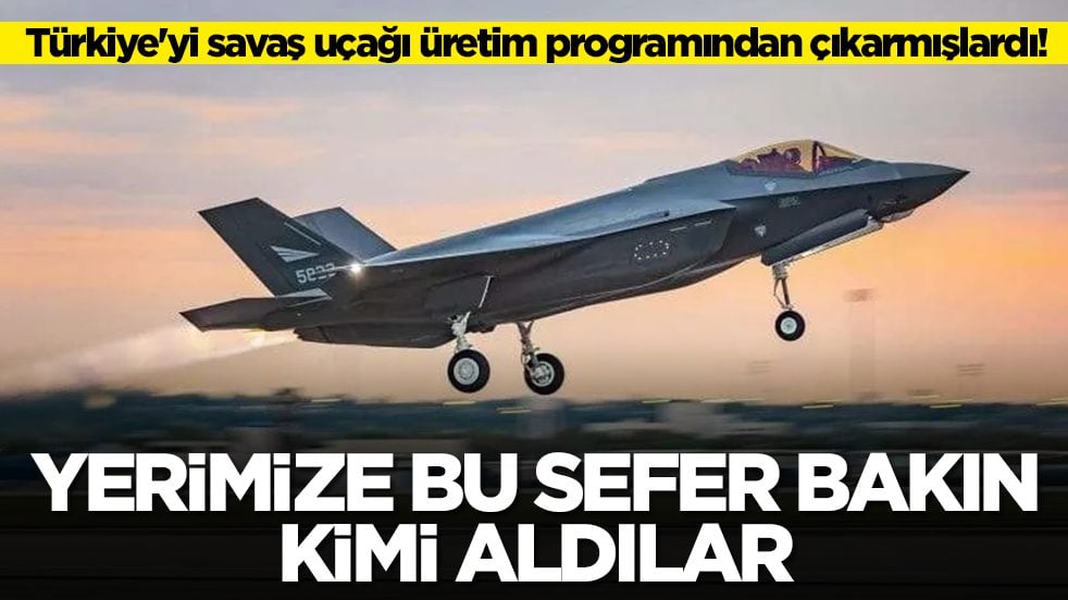 Türkiye'yi savaş uçağı üretim programından çıkarmışlardı: Yerimize bu sefer bakın kimi aldılar
