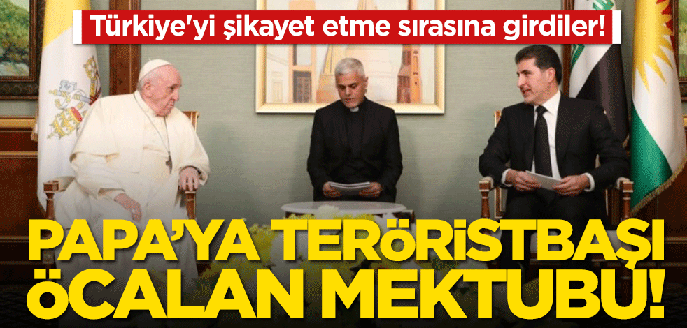 Türkiye'yi şikayet etme sırasına girdiler! "Papa'ya Öcalan'ın mektubunu ulaştırdık"