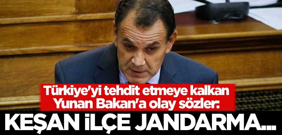 Türkiye'yi tehdit etmeye kalkan Yunan Bakan'a olay sözler: Keşan İlçe Jandarma...
