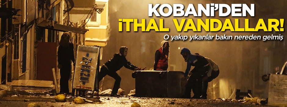 Türkiye'yi yakmak için Kobani'den geldiler