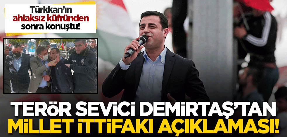 Türkkan'ın 'ahlaksız küfrü' sonrasında konuştu! Demirtaş'tan Millet İttifakı açıklaması