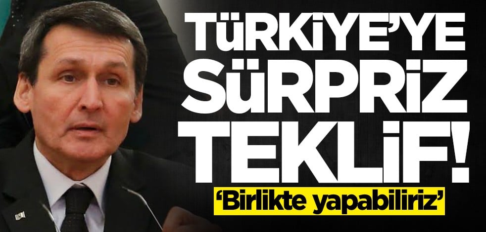 Türkmenistan'dan Türkiye'ye sürpriz teklif: Birlikte yapabiliriz