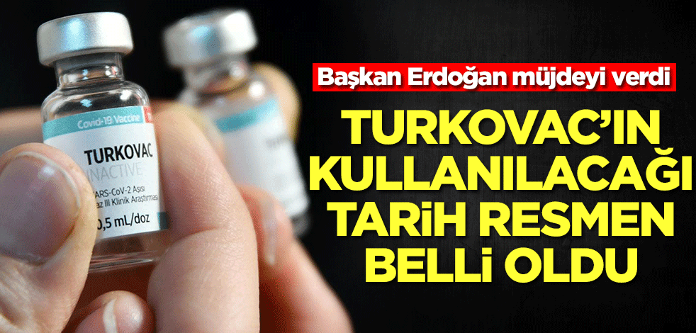 Turkovac acil kullanım izni çıktı! Erdoğan'dan kritik açıklamalar