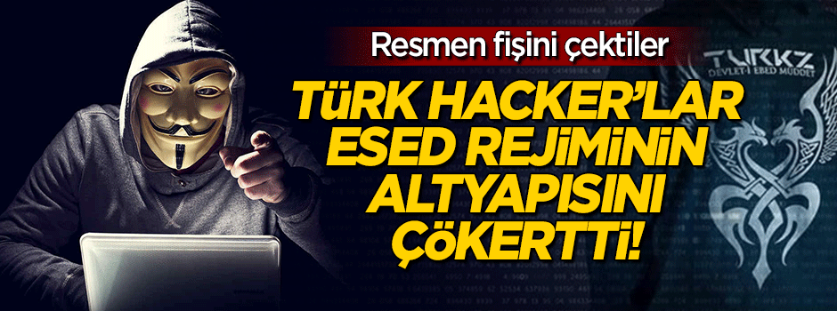 Turkz Hacker Grubu Suriye sitelerinin fişini çekti!
