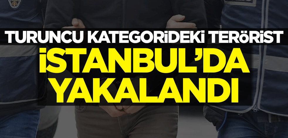 Turuncu kategorideki terörist İstanbul'da yakalandı