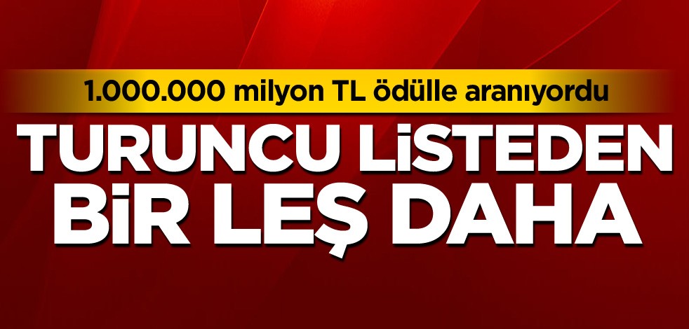 Turuncu listeden bir leş daha!