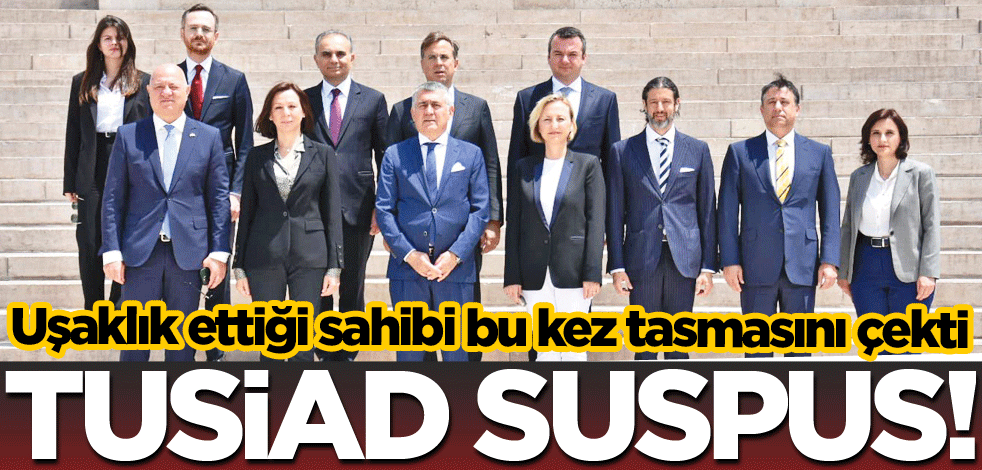 TÜSİAD suspus!