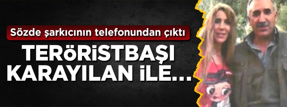 Tutuklanan sözde şarkıcının teröristbaşı Karayılan'la fotoğrafı ortaya çıktı!
