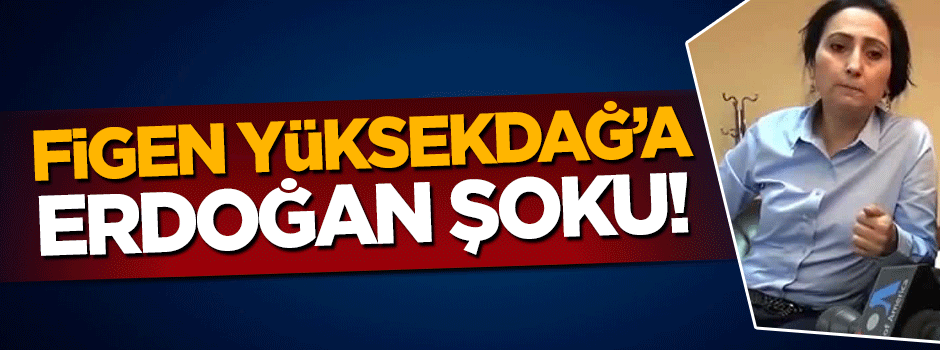 Tutuklu Figen Yüksekdağ'a Erdoğan'a hakaretten hapis istemi