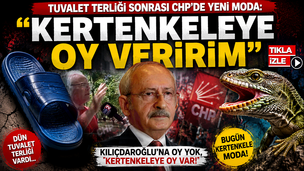 Tuvalet terliği sonrası CHP'de yeni moda: 