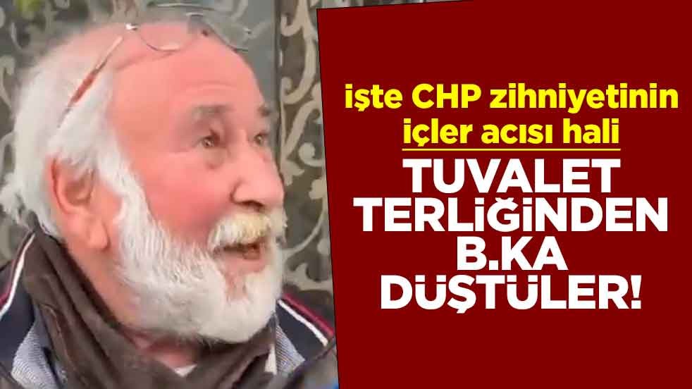 Tuvalet terliğinden b.ka düştüler! İşte CHP zihniyetinin içler acısı hali
